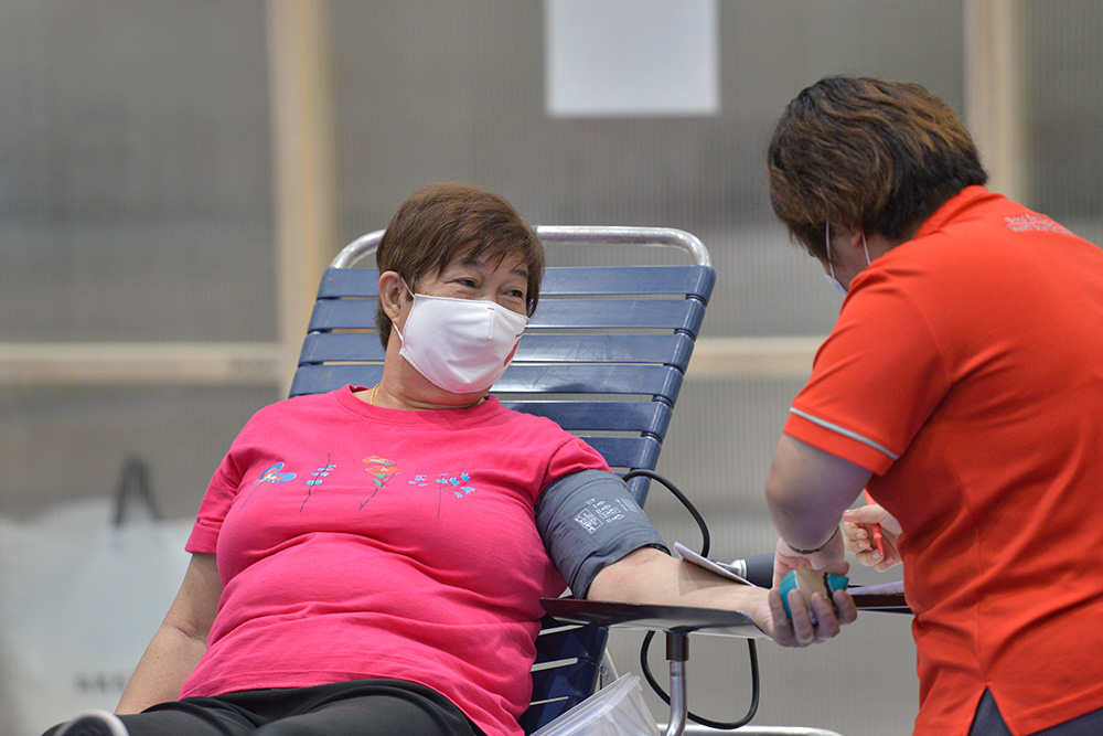 A Pandemic and a Stormy Weather Can’t Stop Them from Donating Blood